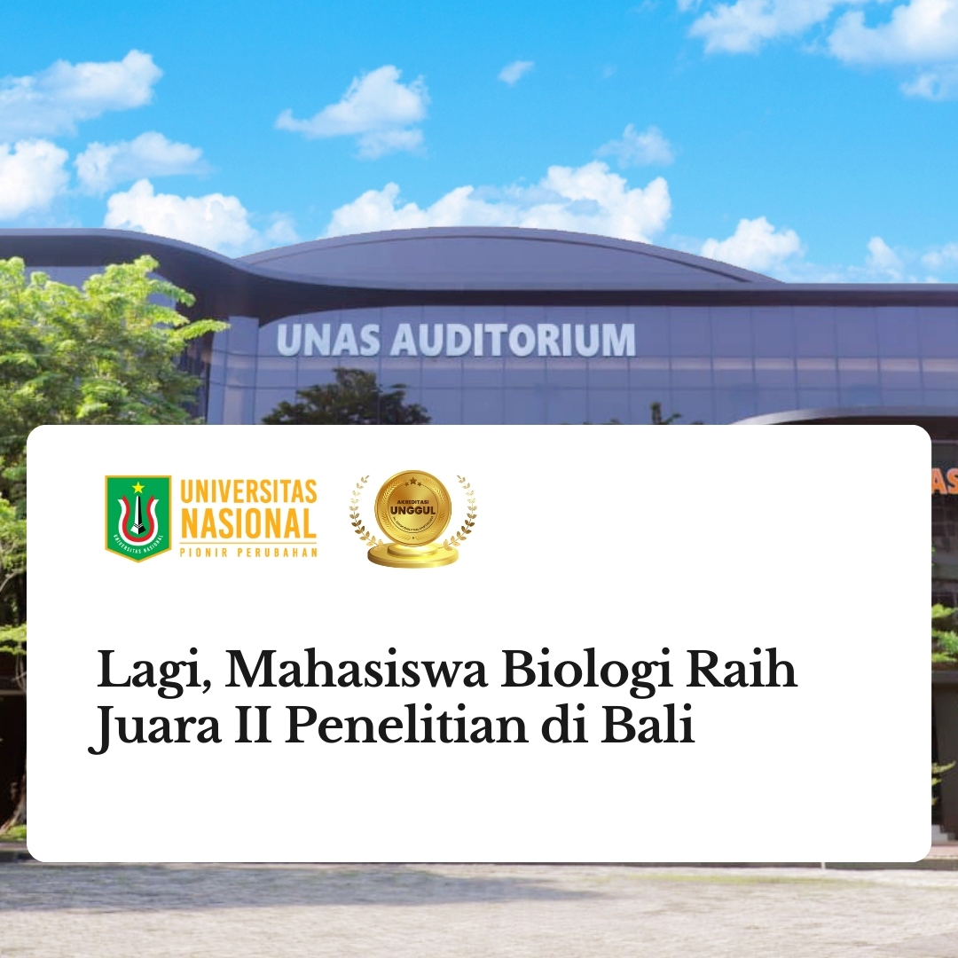 Read more about the article Lagi, Mahasiswa Biologi Raih Juara II Penelitian di Bali