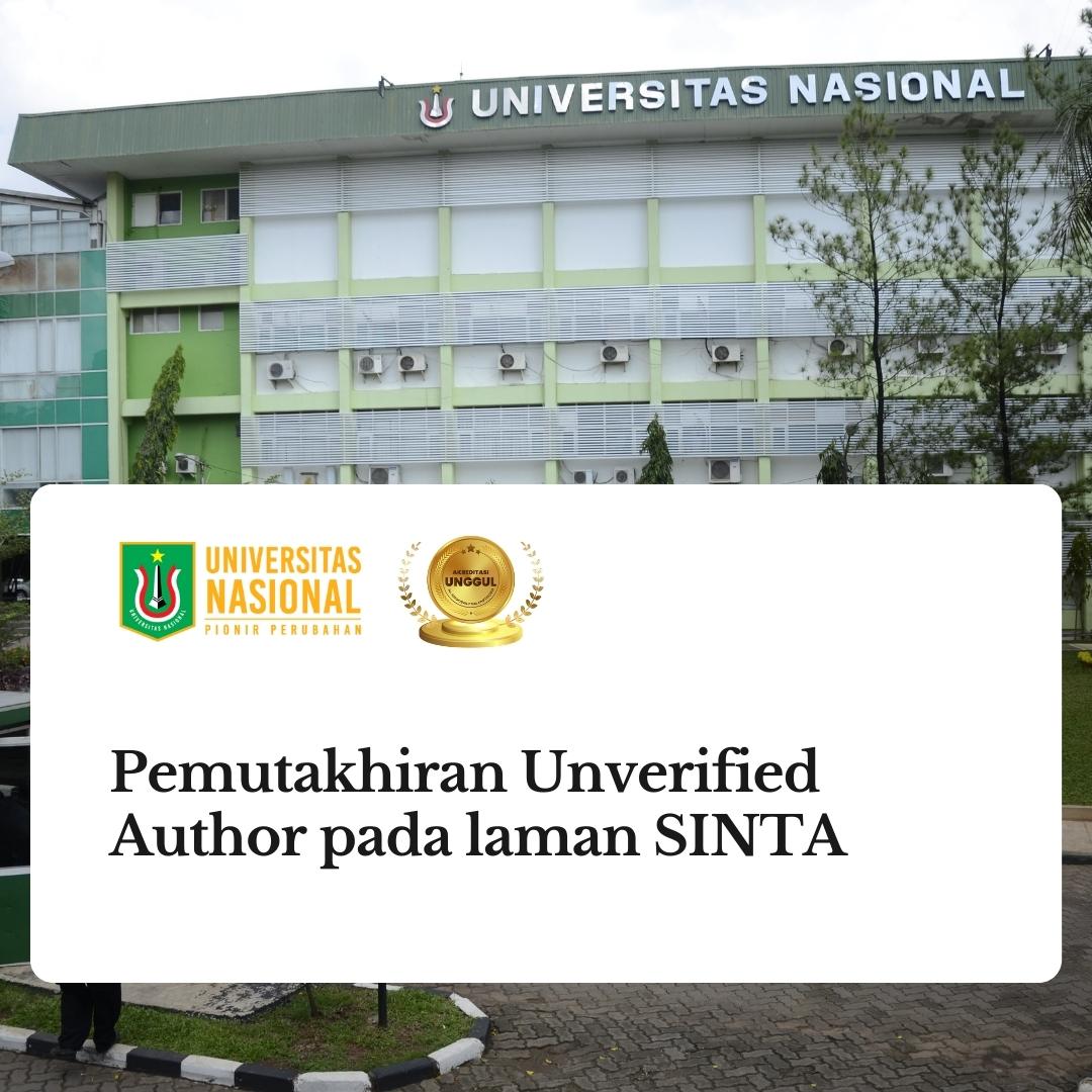 Read more about the article Pemutakhiran Unverified Author pada laman SINTA
