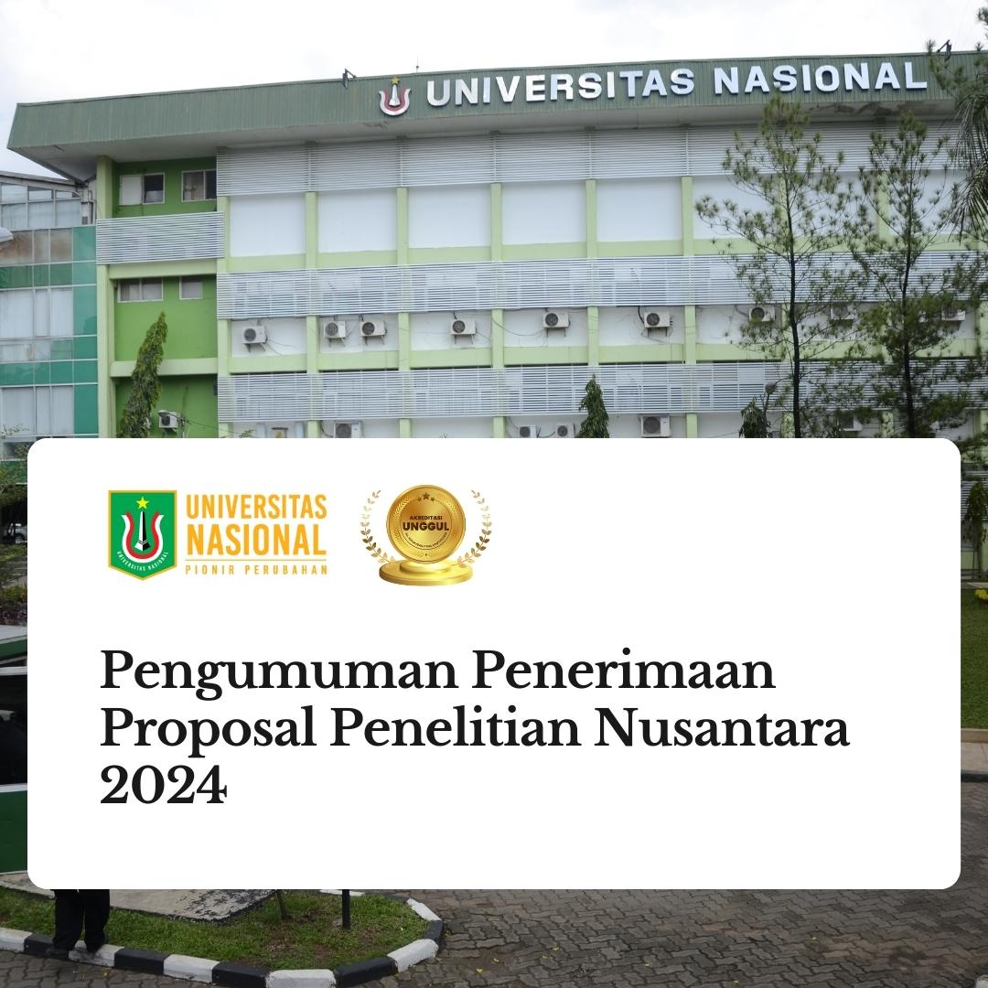 Read more about the article Pengumuman Penerimaan Proposal Penelitian Nusantara 2024